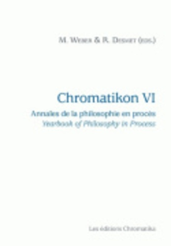 Chromatikon 6. Annales de la philosophie en procès