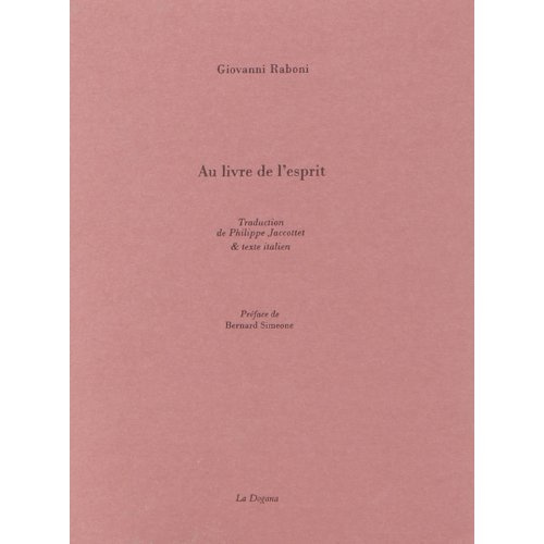 Au livre de l'esprit