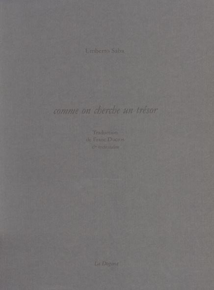 Comme on cherche un trésor