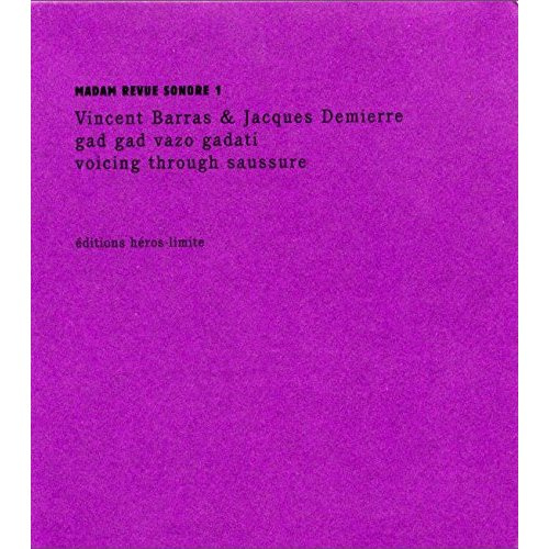 Gad Gad Vazo Gadati (1 CD). Madame Revue Sonore