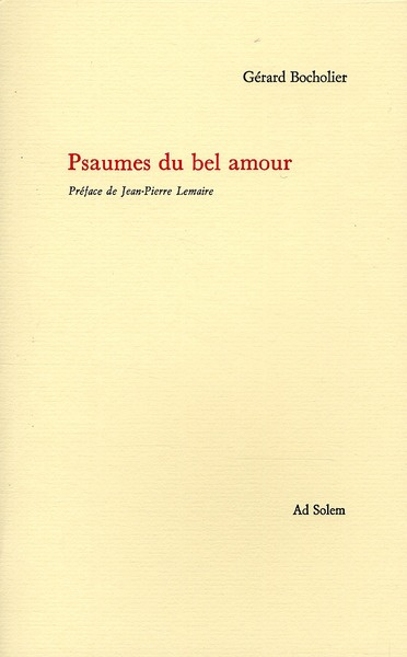 Psaumes du bel amour