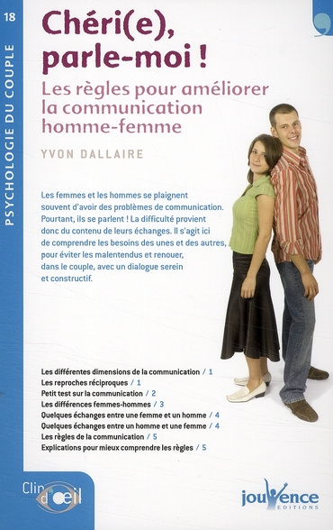 Chéri(e) parle-moi ! Les règles pour améliorer la communication homme-femme