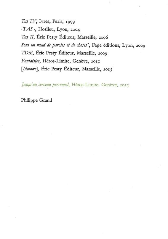 Jusqu'au cerveau personnel. (2003-2013)