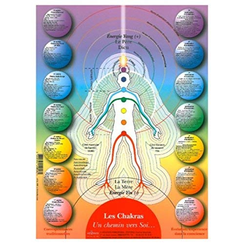 CHAKRAS CHEMIN VERS SOI HELYOGOS LOT POSTERS