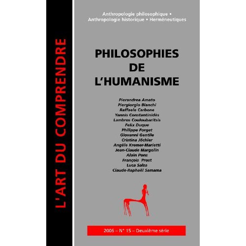 PHILOSOPHIES DE L HUMANISME