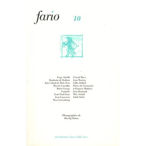 Fario N° 10, Eté-automne 2011