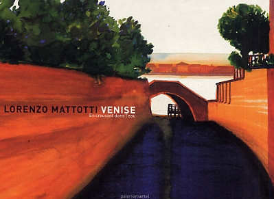 Venise en creusant dans l'eau