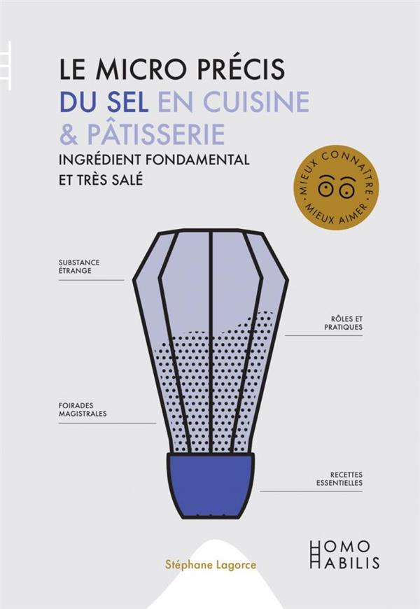 Le Micro Précis du sel en cuisine et pâtisserie. Ingrédients fondamental et très salé