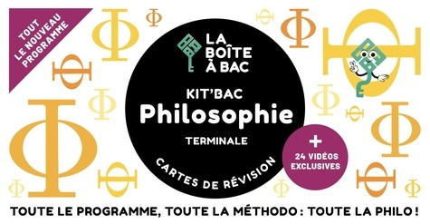 Philosophie Terminale. Cartes de révision   24 vidéos exclusives