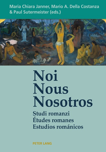 Noi Nous Nosotros. Etudes romanes