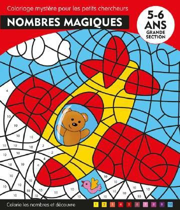 Coloriage mystère - Nombres magiques 5 6 ans