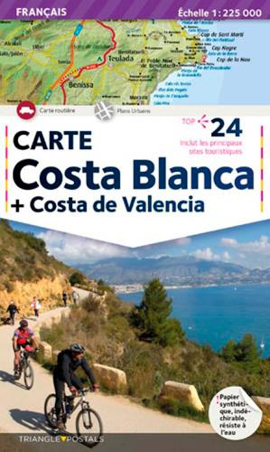 Costa Blanca et Costa de Valencia. 1/225000
