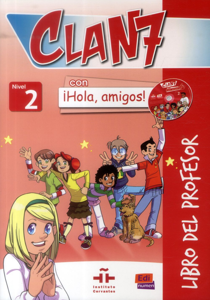 CLAN 7 NIVEL A2 LIBRO DEL PROFESOR   1CD & 1 CD ROM