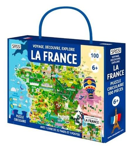 La France. Avec 1 puzzle circulaire de 100 pièces, 1 poster et 1 livre de 32 pages