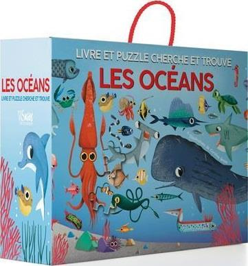 LES OCEANS - LIVRE ET PUZZLE CHERCHE ET TROUVE