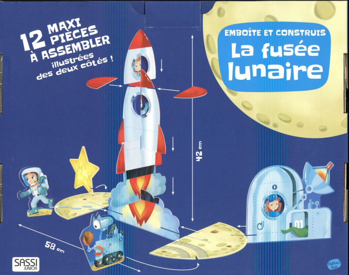 Emboîte et construis la fusée lunaire