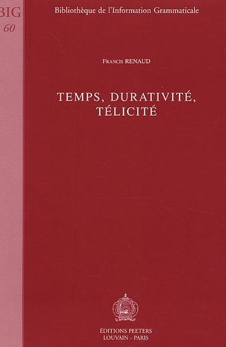 TEMPS, DURATIVITE, TELICITE