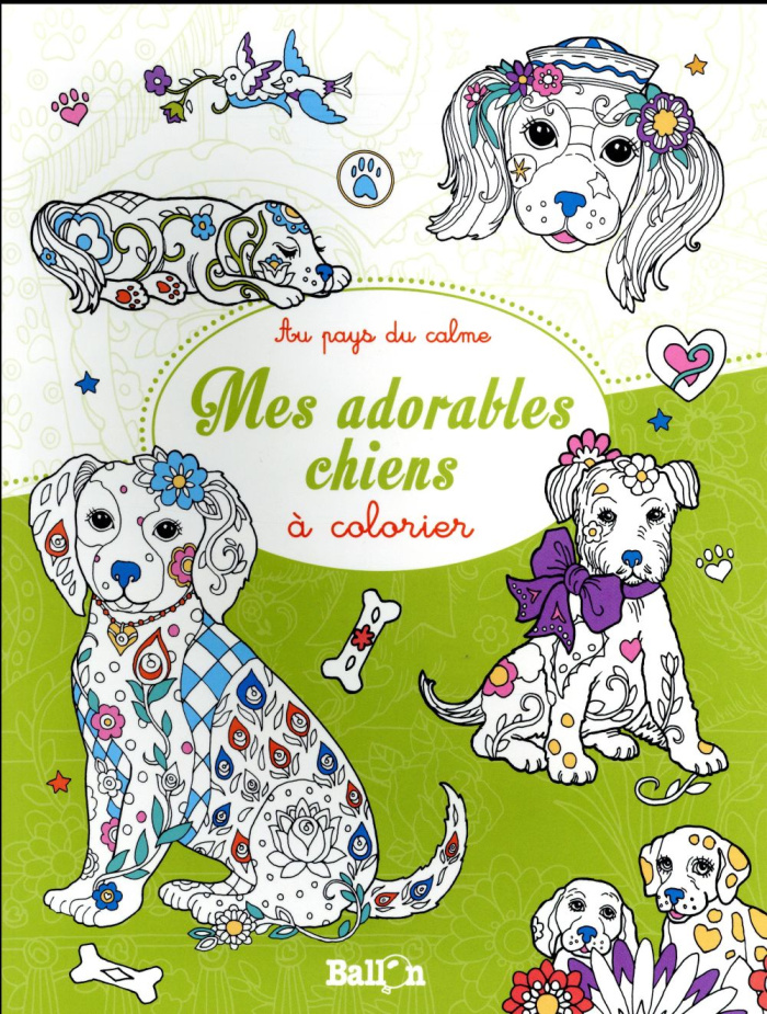Mes adorables chiens à colorier