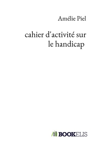 Cahier d'activité sur le handicap