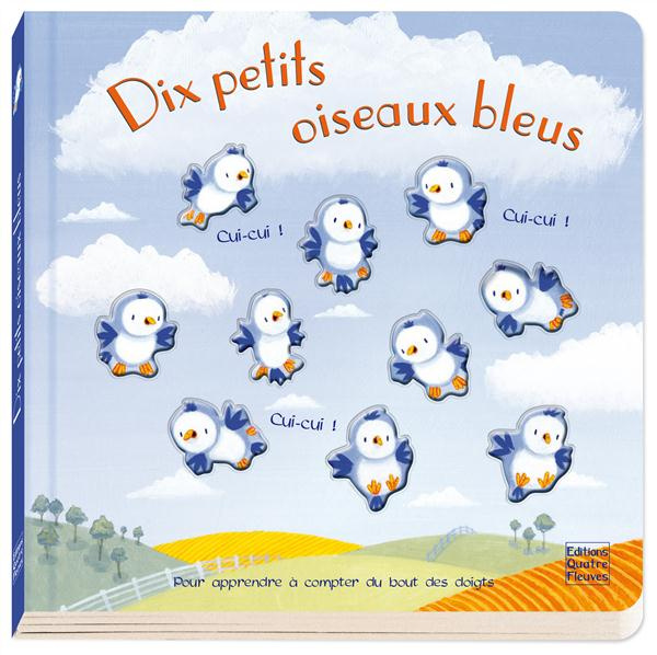 Dix petits oiseaux bleus