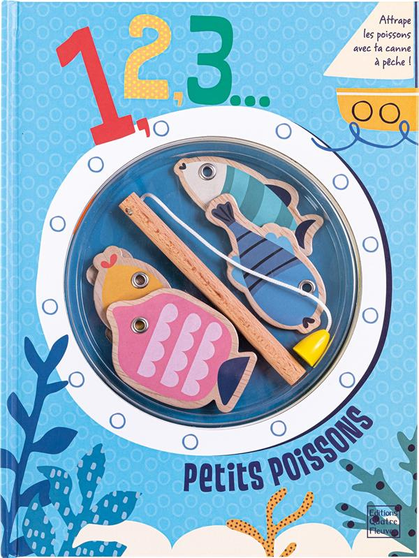 1, 2, 3... Petits poissons. Attrape les poissons avec ta canne à pêche !