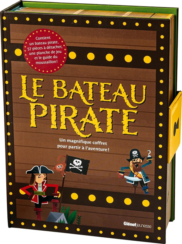 Le bateau pirate. Un magnifique coffret pour partir à l'aventure ! Avec un bateau pirate, 57 pièces