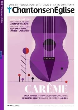 Chantons en Eglise N° 180, novembre 2020 . Avec 1 CD audio