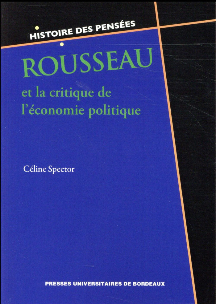 Rousseau et la critique de l'économie politique