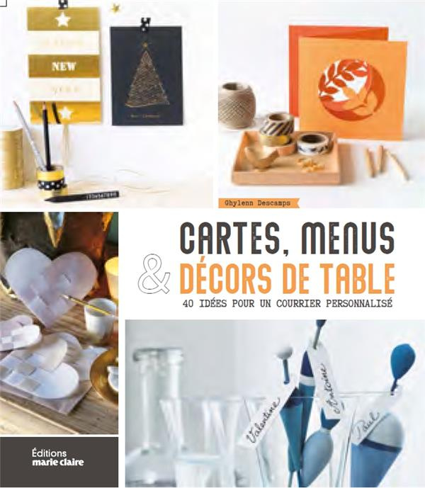 Cartes, menus & décors de table
