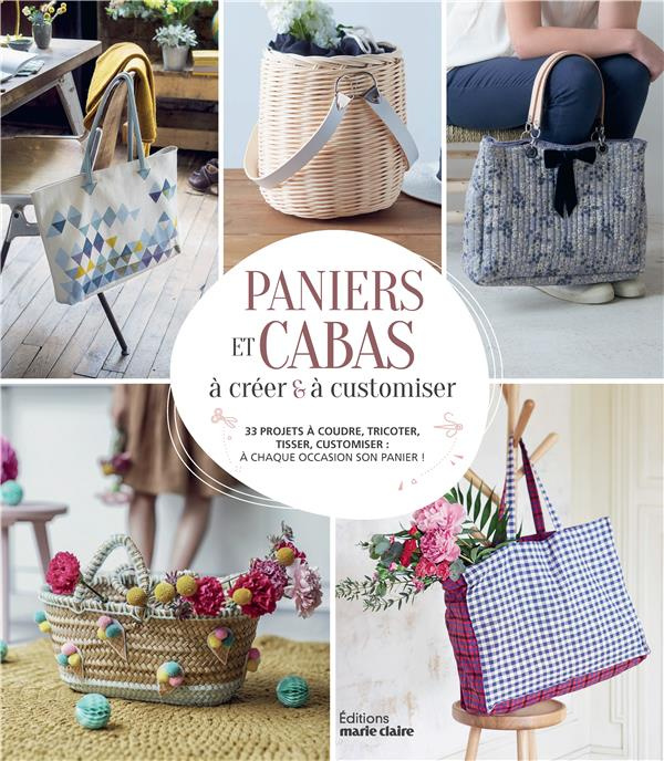 Paniers et cabas à créer & customiser