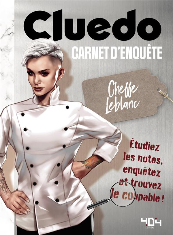 Cluedo. Carnet d'enquête Cheffe Leblanc