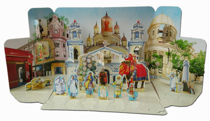 Grand calendrier de l'avent familial avec Sainte Térésa de Calcutta