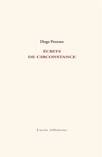 Ecrits de circonstance
