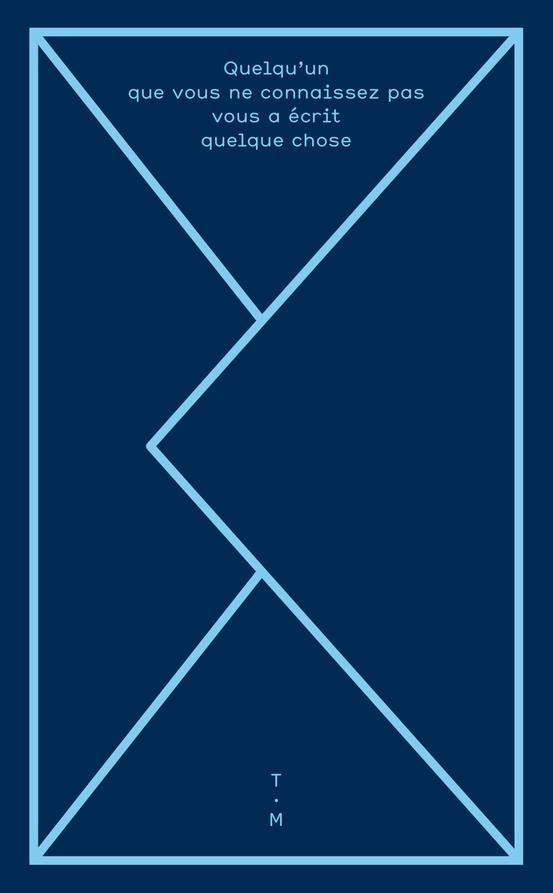 Quelqu'un que vous ne connaissez pas vous a écrit quelque chose