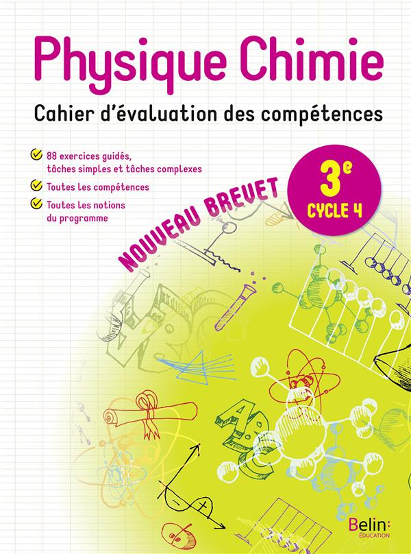 Physique Chimie 3e. Cahier d'évaluation des compétences