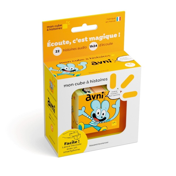 MON CUBE A HISTOIRES - AVNI, ANIMAL VRAIMENT NON IDENTIFIE : 22 HISTOIRES A ECOUTER. DES 5 ANS.