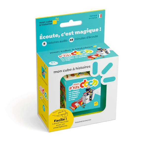 MON CUBE A HISTOIRES - MES P'TITS DOCS : 5 HISTOIRES A ECOUTER. DES 4 ANS.