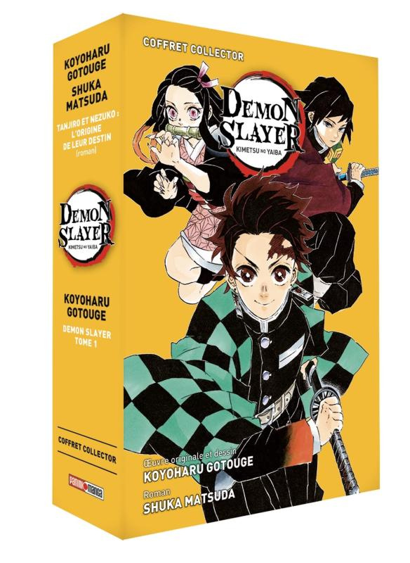 Demon Slayer : Coffret collector Tome 1   Roman jeunesse Tome 1