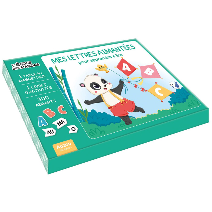 Mes lettres aimantées pour apprendre à lire. Coffret de lecture avec 1 tableau magnétique ; 1 livret