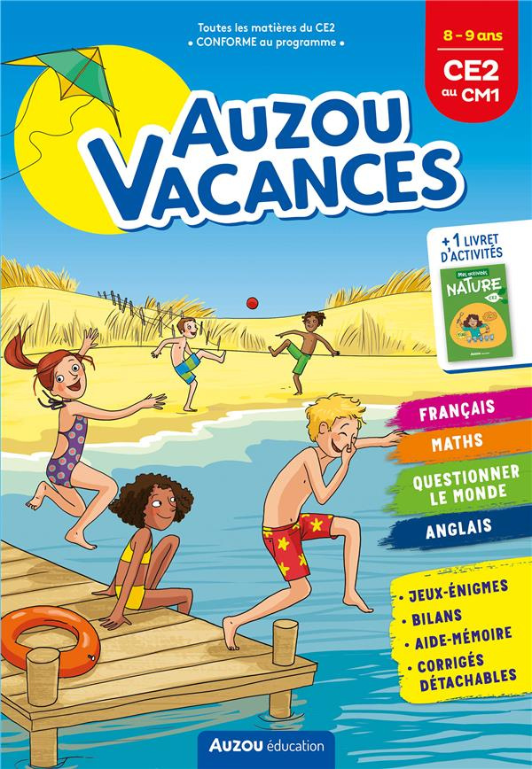 Auzou vacances du CE2 au CM1. Edition 2022