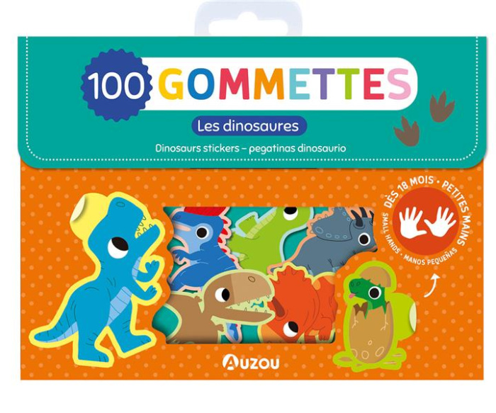 Les dinosaures. 100 gommettes