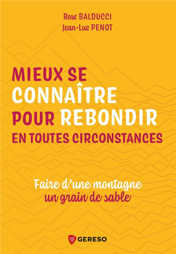 Faire d'une montagne un grain de sable. Mieux se connaître pour rebondir en toutes circonstances