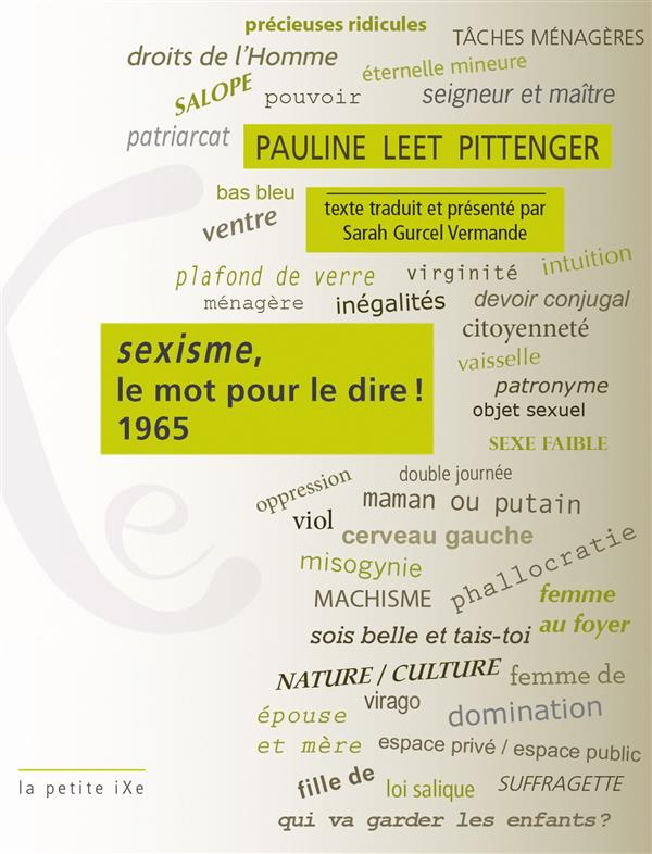 SEXISME LE MOT POUR LE DIRE 1965