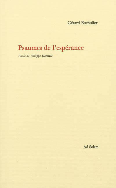 Psaumes de l'espérance