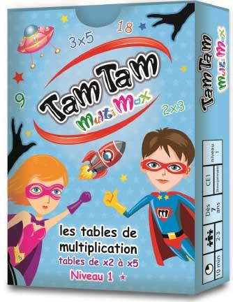 Tam Tam multimax 1 - Les tables de multiplications de x2 à x5