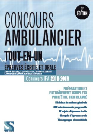 Concours ambulancier tout-en-un. Edition 2018-2019