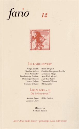 Fario N° 12, hiver 2012, printemps 2013