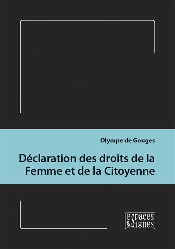 Déclaration des droits de la Femme et de la Citoyenne