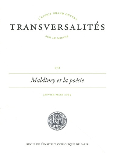 Transversalités N° 172, janvier-mars 2025 : Maldiney et la poésie