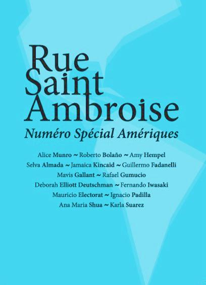 Rue Saint Ambroise N° 36 : Spécial Amériques
